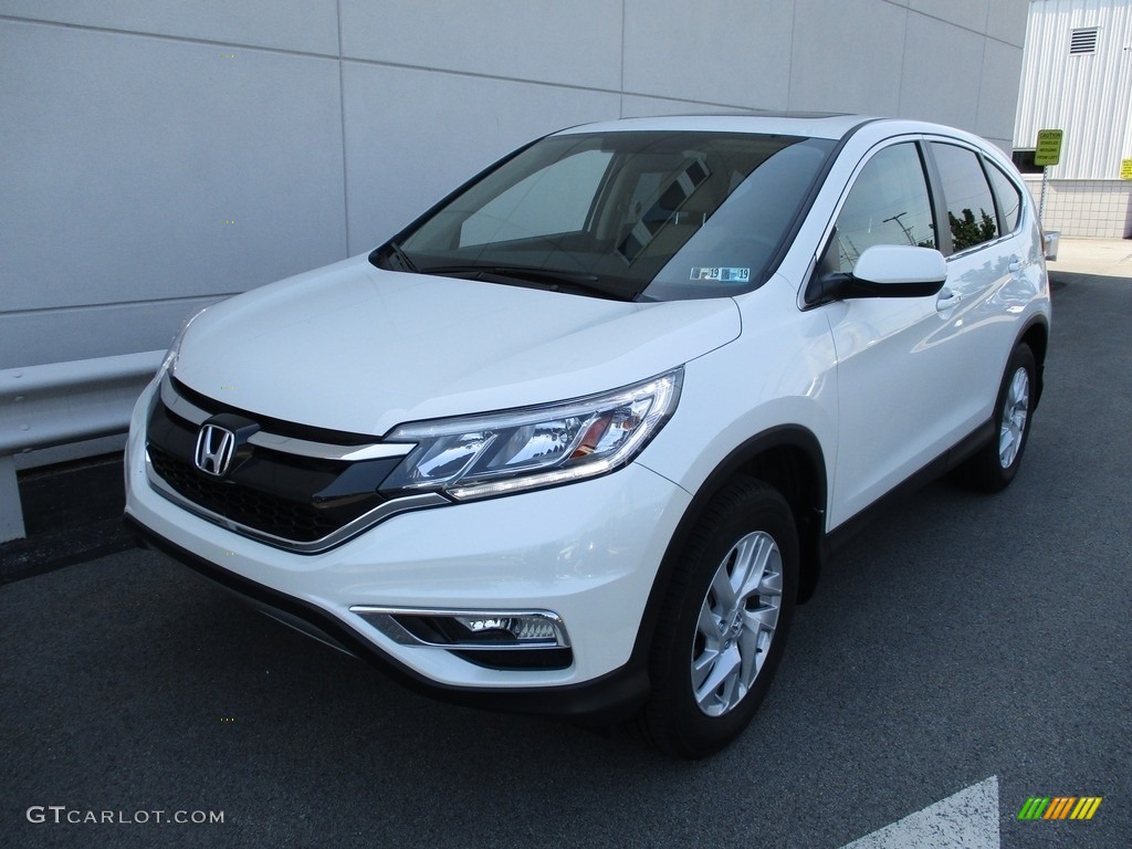 2015 CR-V EX - White Diamond Pearl / Beige photo #9