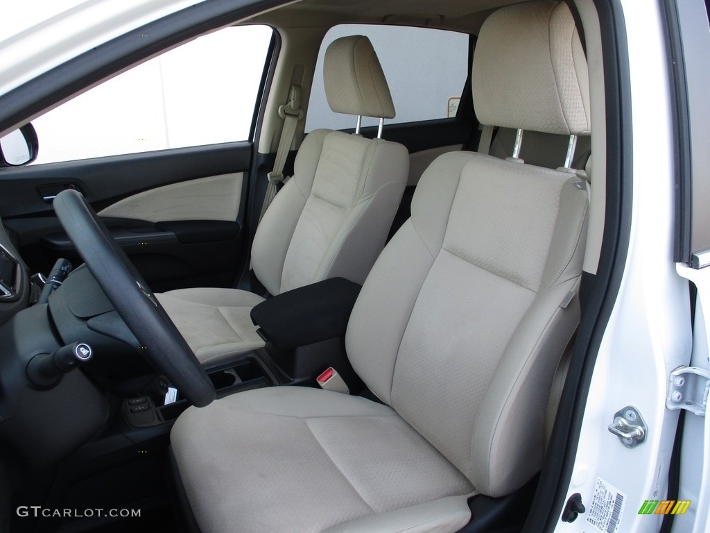 2015 CR-V EX - White Diamond Pearl / Beige photo #12