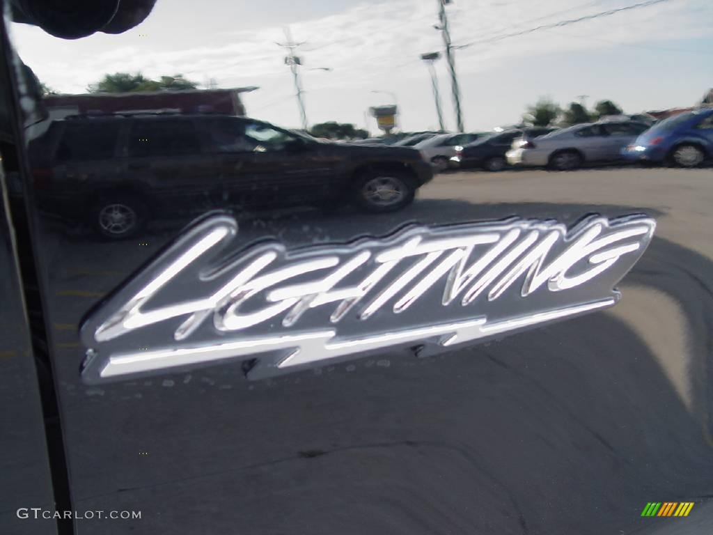 2002 F150 SVT Lightning - Black / SVT Medium Graphite photo #29