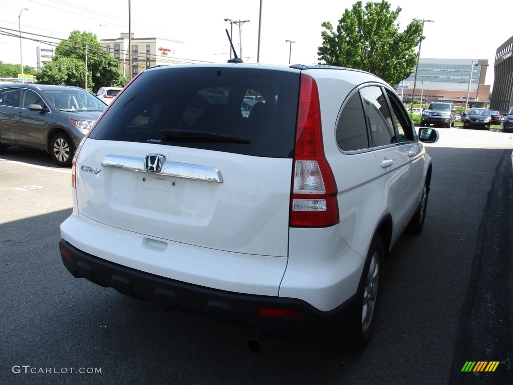 2008 CR-V EX-L 4WD - Taffeta White / Gray photo #5