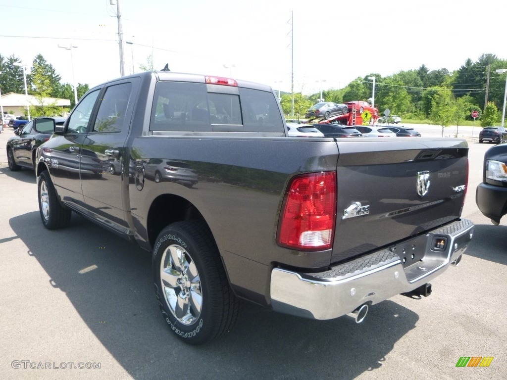 2018 1500 Big Horn Crew Cab 4x4 - Granite Crystal Metallic / Black/Diesel Gray photo #3