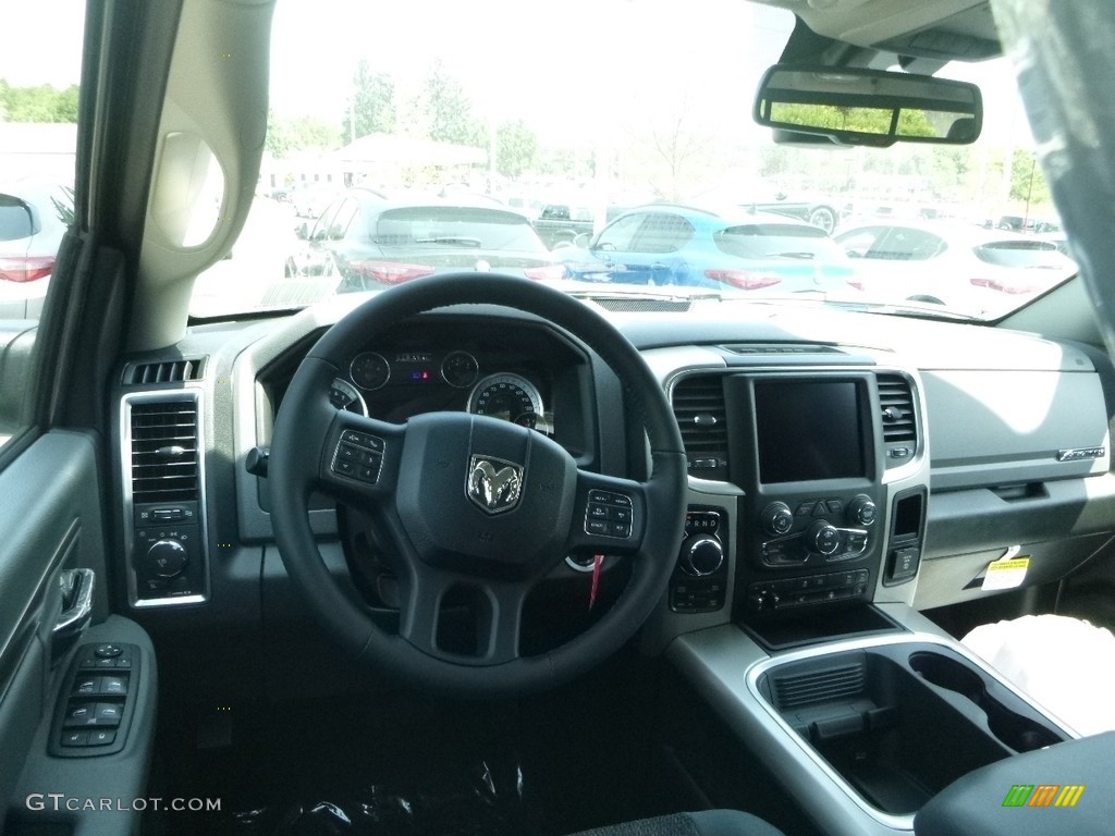 2018 1500 Big Horn Crew Cab 4x4 - Granite Crystal Metallic / Black/Diesel Gray photo #14