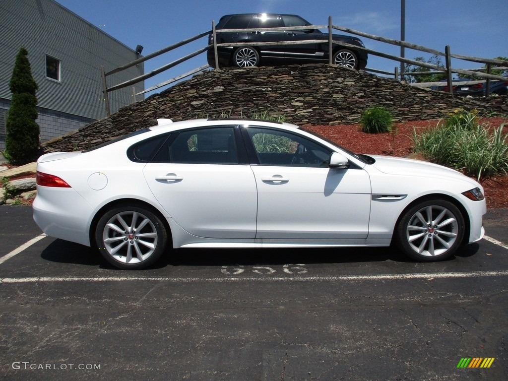 Fuji White 2018 Jaguar XF R-Sport AWD Exterior Photo #127595475