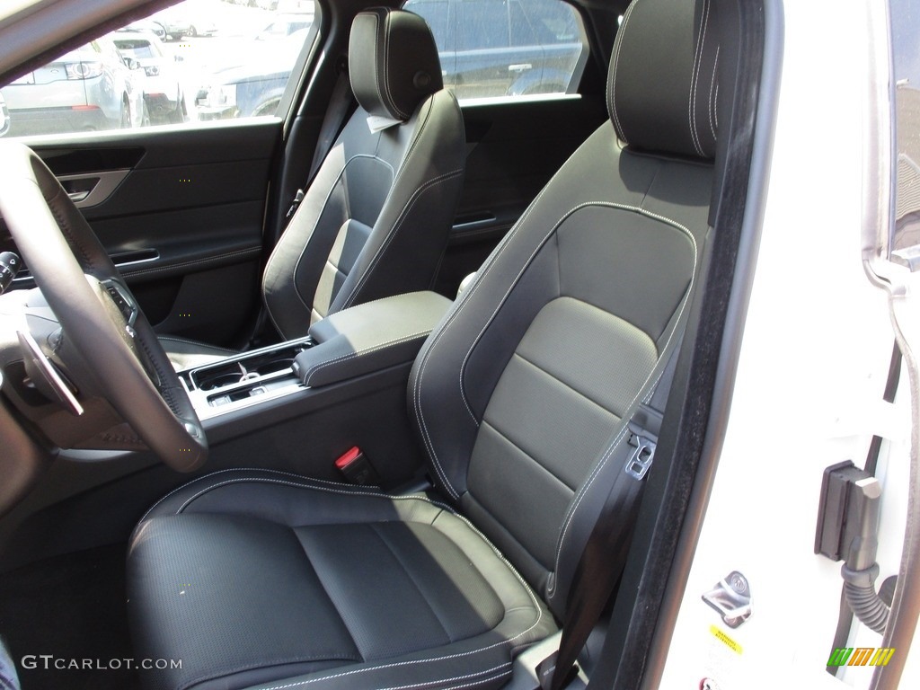 Ebony Interior 2018 Jaguar XF R-Sport AWD Photo #127595766
