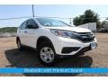 2015 White Diamond Pearl Honda CR-V LX AWD  photo #1