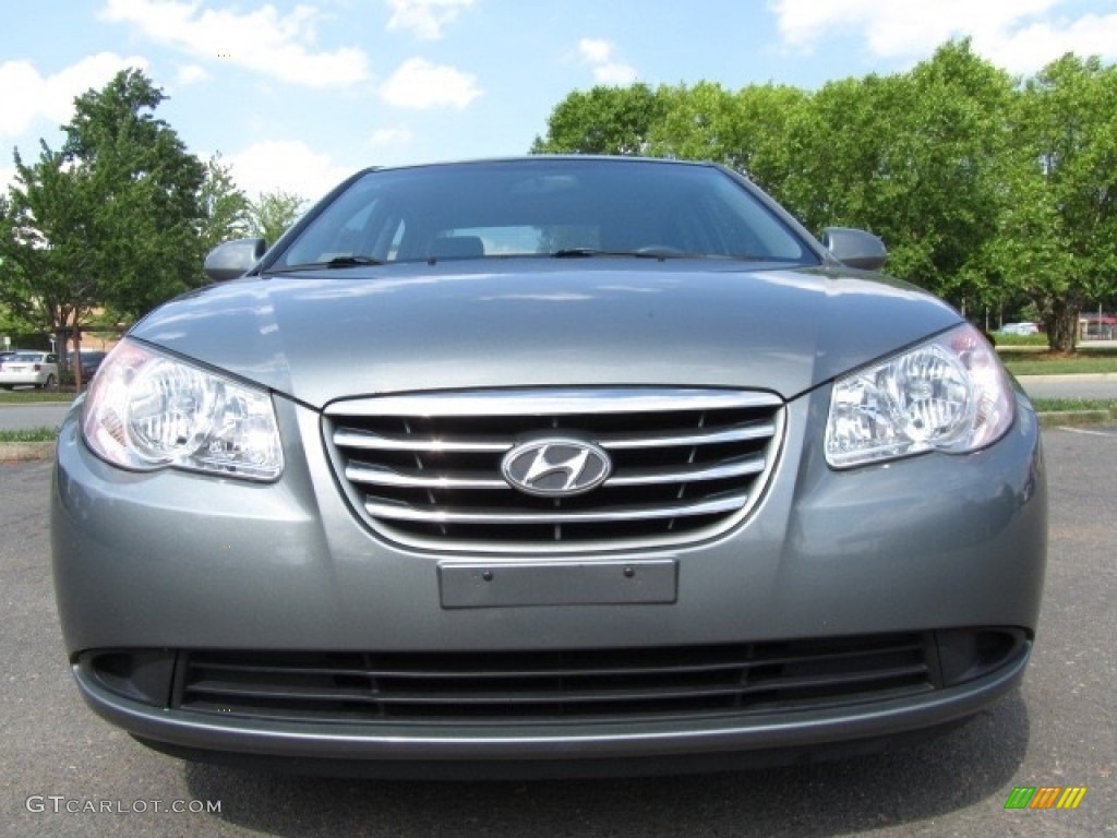 2010 Elantra Blue - Carbon Gray Mist / Gray photo #4