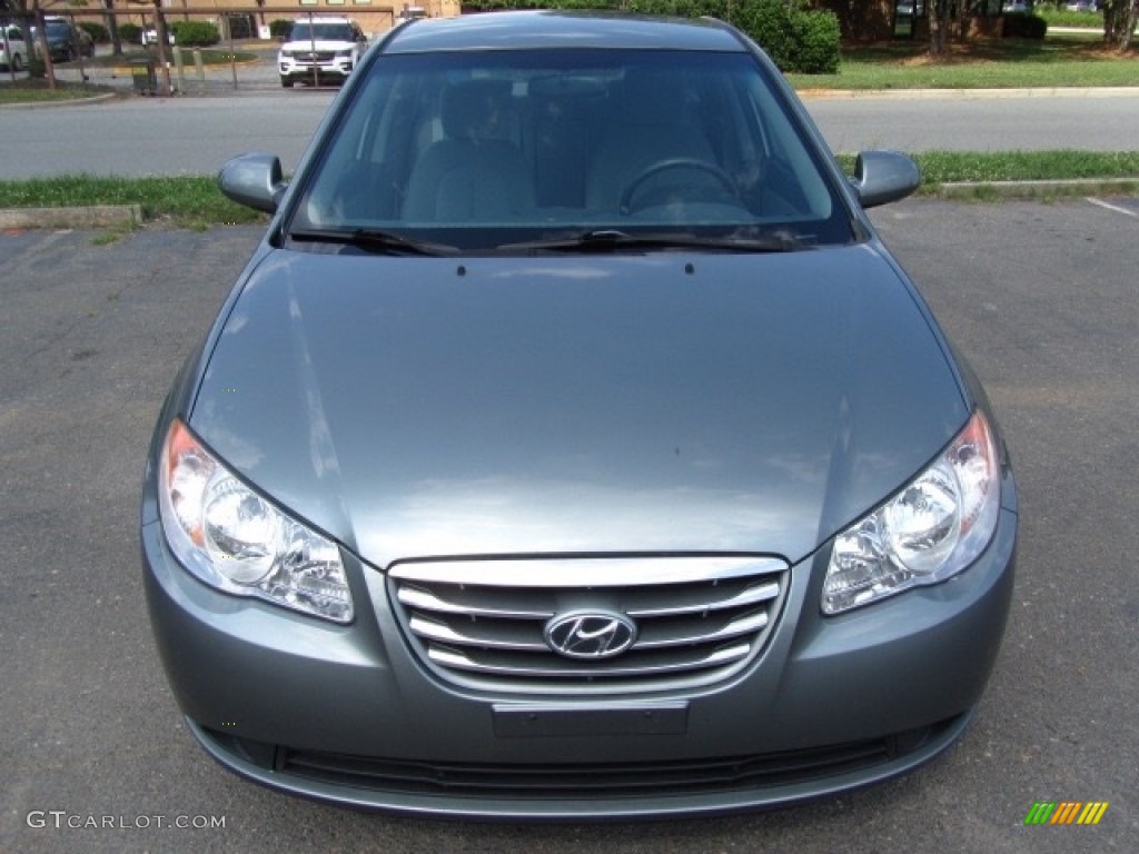 2010 Elantra Blue - Carbon Gray Mist / Gray photo #5