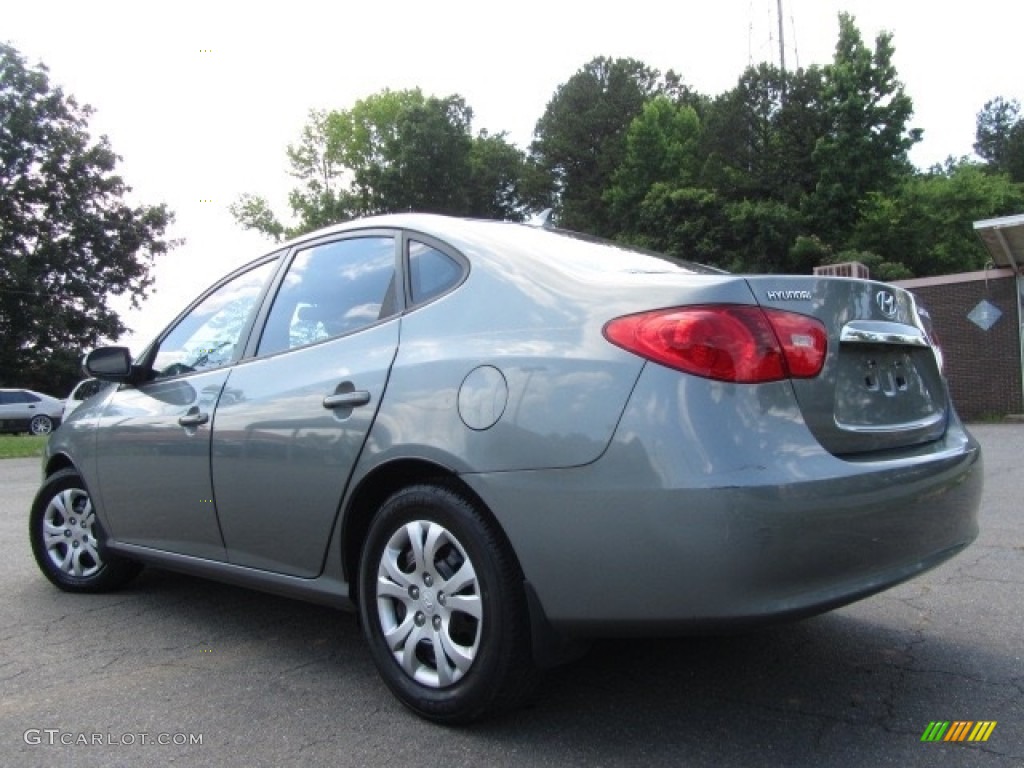 2010 Elantra Blue - Carbon Gray Mist / Gray photo #8