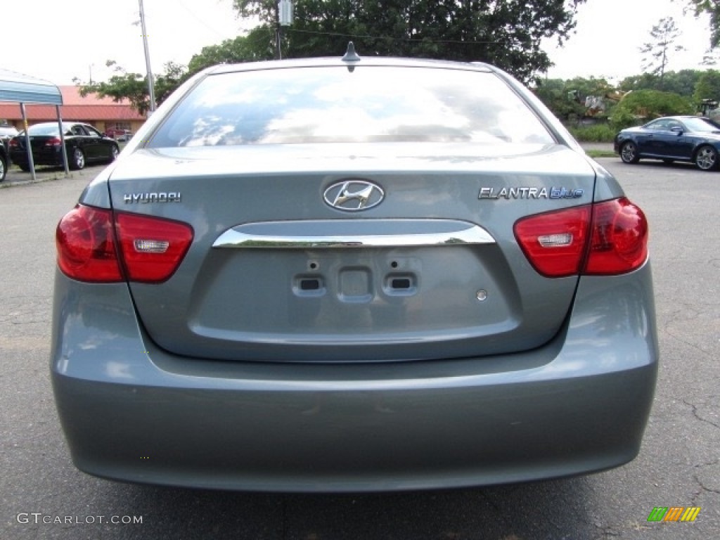 2010 Elantra Blue - Carbon Gray Mist / Gray photo #9