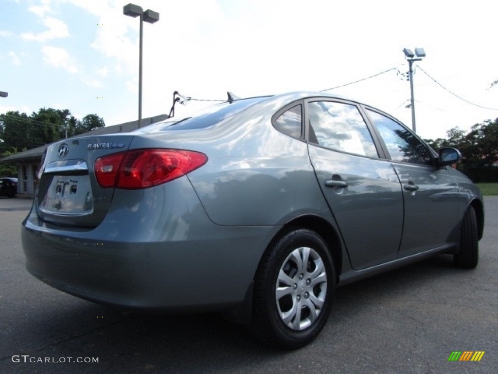 2010 Elantra Blue - Carbon Gray Mist / Gray photo #10