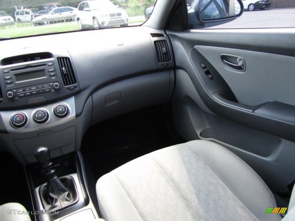 2010 Elantra Blue - Carbon Gray Mist / Gray photo #14