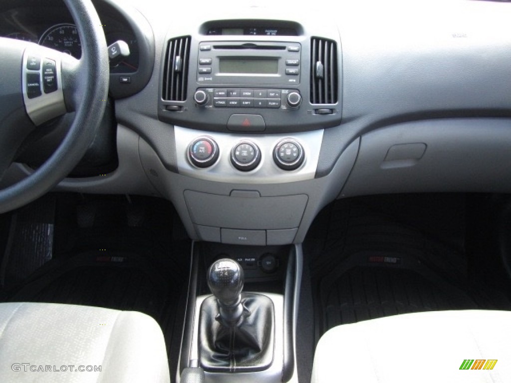 2010 Elantra Blue - Carbon Gray Mist / Gray photo #15