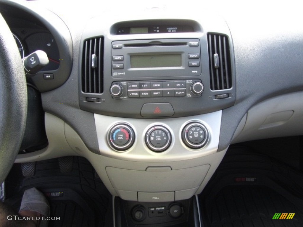 2010 Elantra Blue - Carbon Gray Mist / Gray photo #16