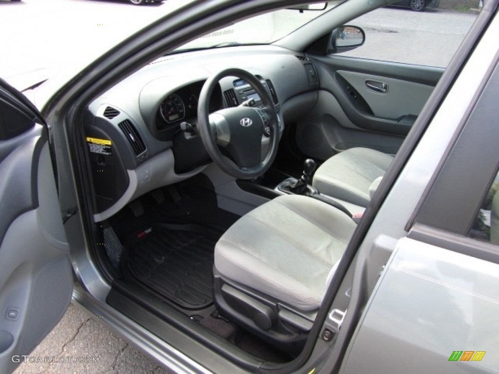 2010 Elantra Blue - Carbon Gray Mist / Gray photo #17