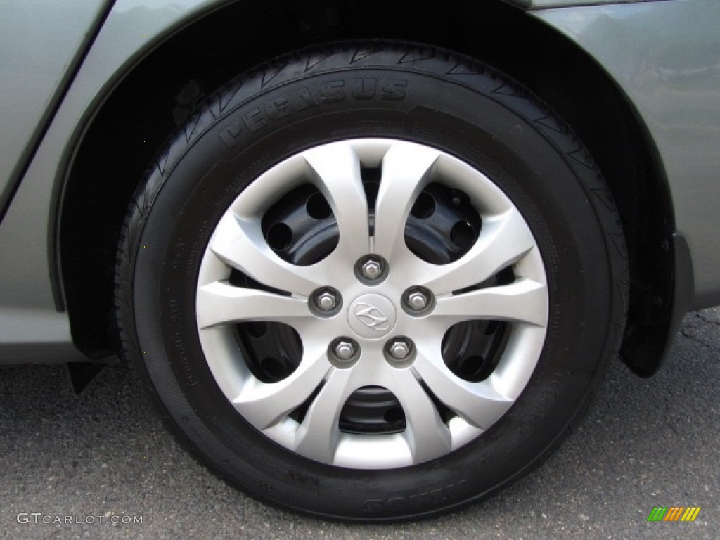 2010 Elantra Blue - Carbon Gray Mist / Gray photo #26