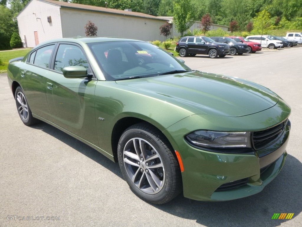 F8 Green 2018 Dodge Charger GT AWD Exterior Photo #127599900