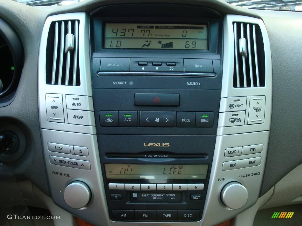 2004 RX 330 AWD - Black Forest Green Pearl / Ivory photo #13