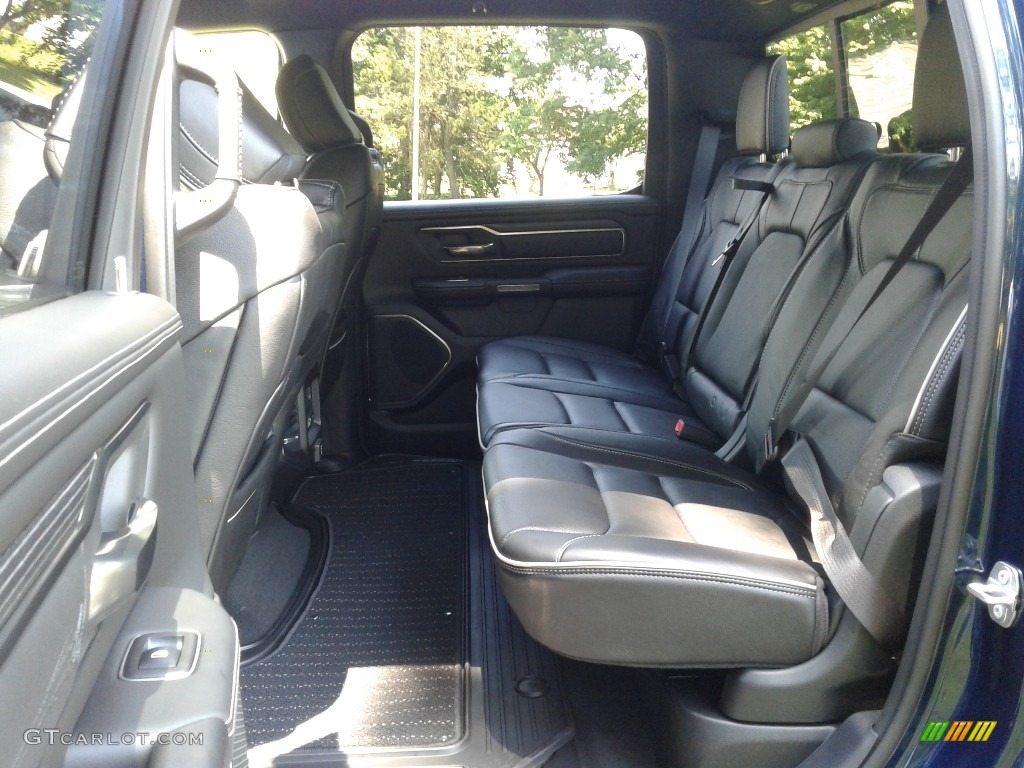 Black Interior 2019 Ram 1500 Limited Crew Cab 4x4 Photo #127601088