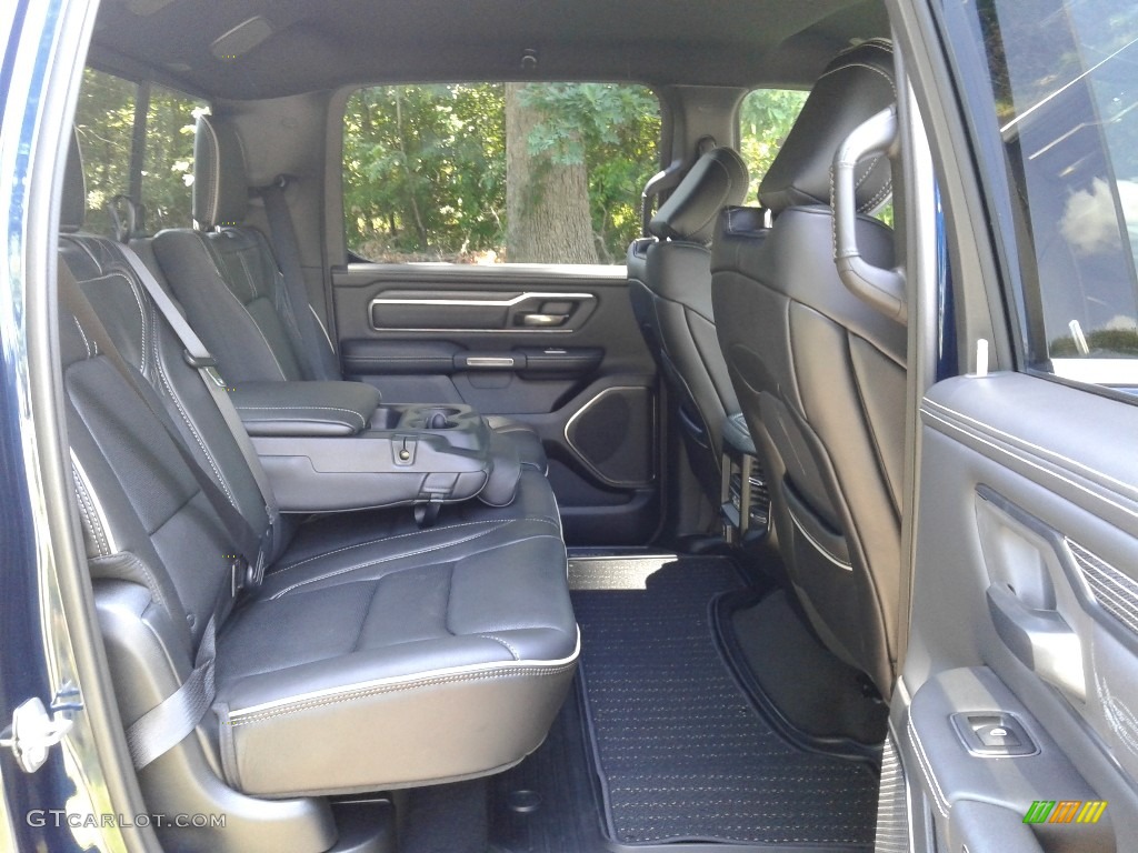 Black Interior 2019 Ram 1500 Limited Crew Cab 4x4 Photo #127601160