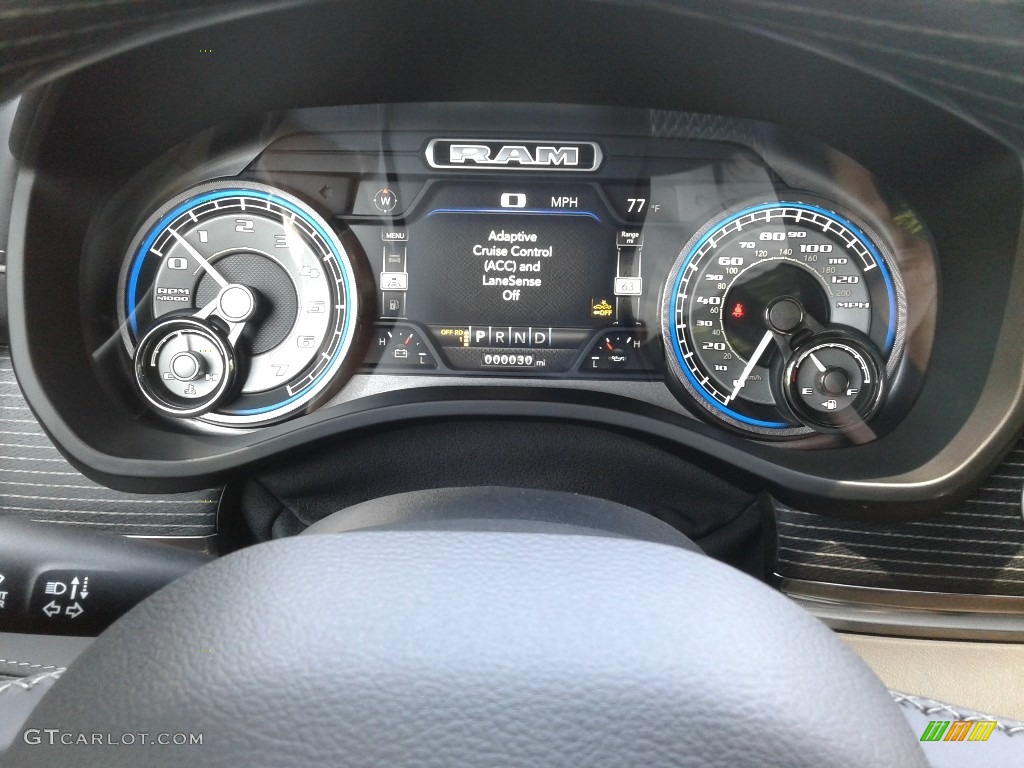 2019 Ram 1500 Limited Crew Cab 4x4 Gauges Photo #127601364