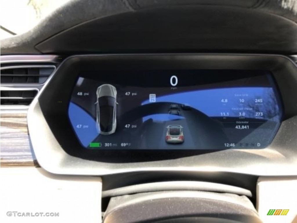 2016 Model S 90D - Titanium Metallic / Tan photo #4