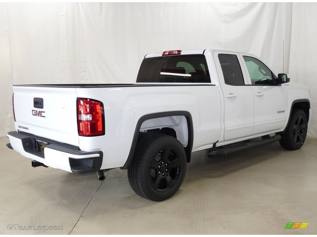 2018 Sierra 1500 Elevation Double Cab 4WD - Summit White / Dark Ash/Jet Black photo #2