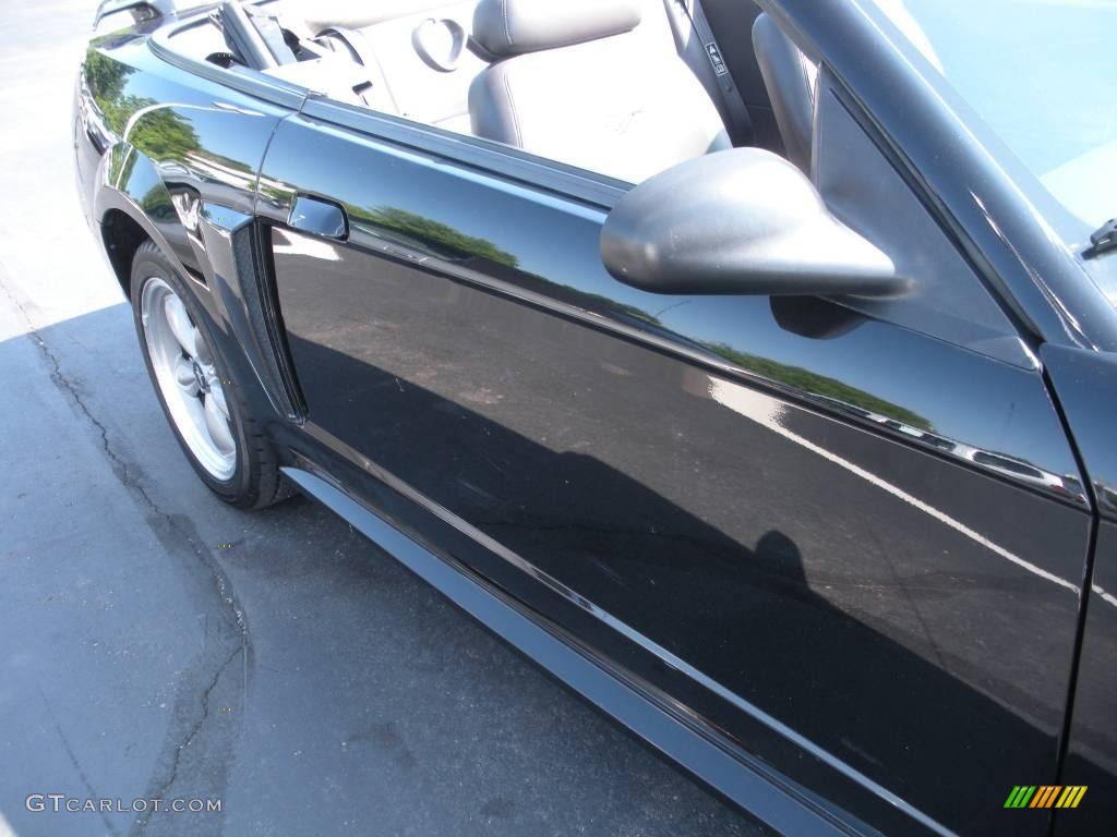 2002 Mustang GT Convertible - Black / Dark Charcoal photo #5