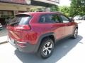 2015 Deep Cherry Red Crystal Pearl Jeep Cherokee Trailhawk 4x4  photo #2