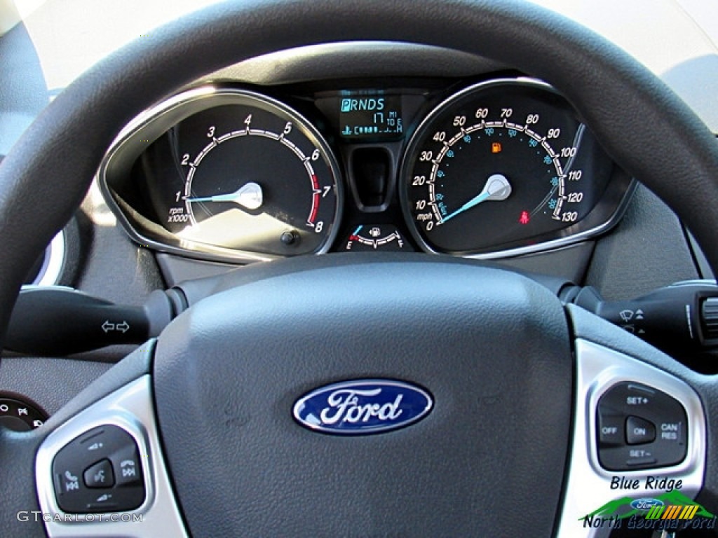 2018 Fiesta SE Sedan - Ingot Silver / Charcoal Black photo #17