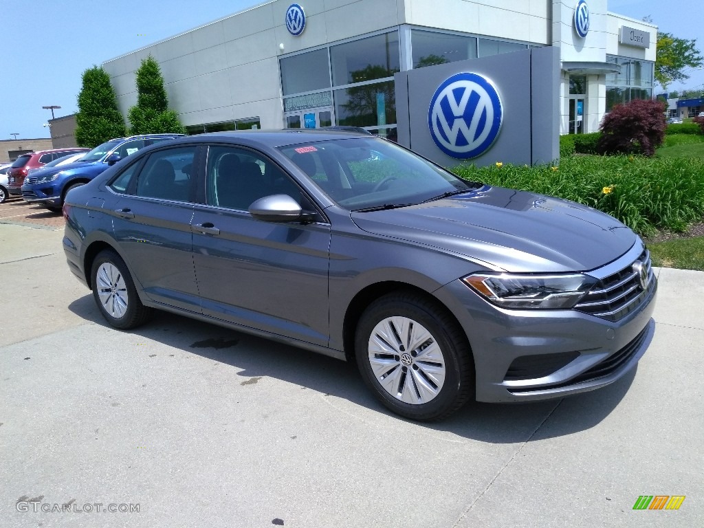 Platinum Gray Metallic 2019 Volkswagen Jetta S Exterior Photo #127606200