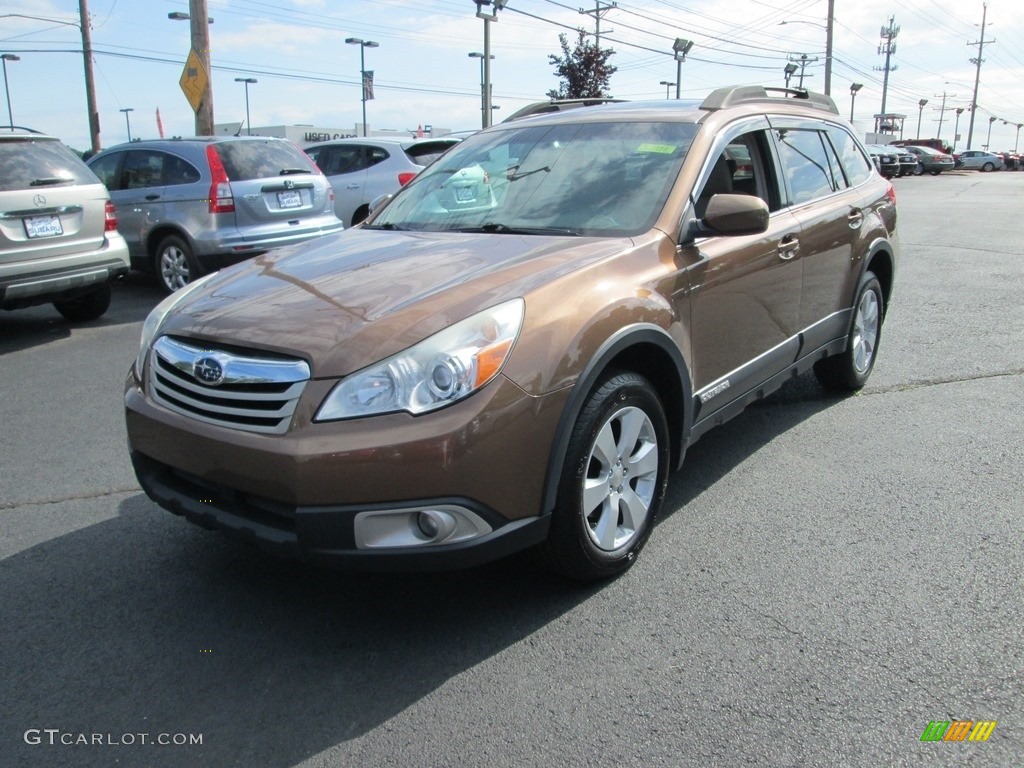 2012 Outback 2.5i Premium - Caramel Bronze Pearl / Warm Ivory photo #2
