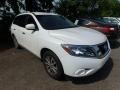 2014 Moonlight White Nissan Pathfinder S AWD  photo #4