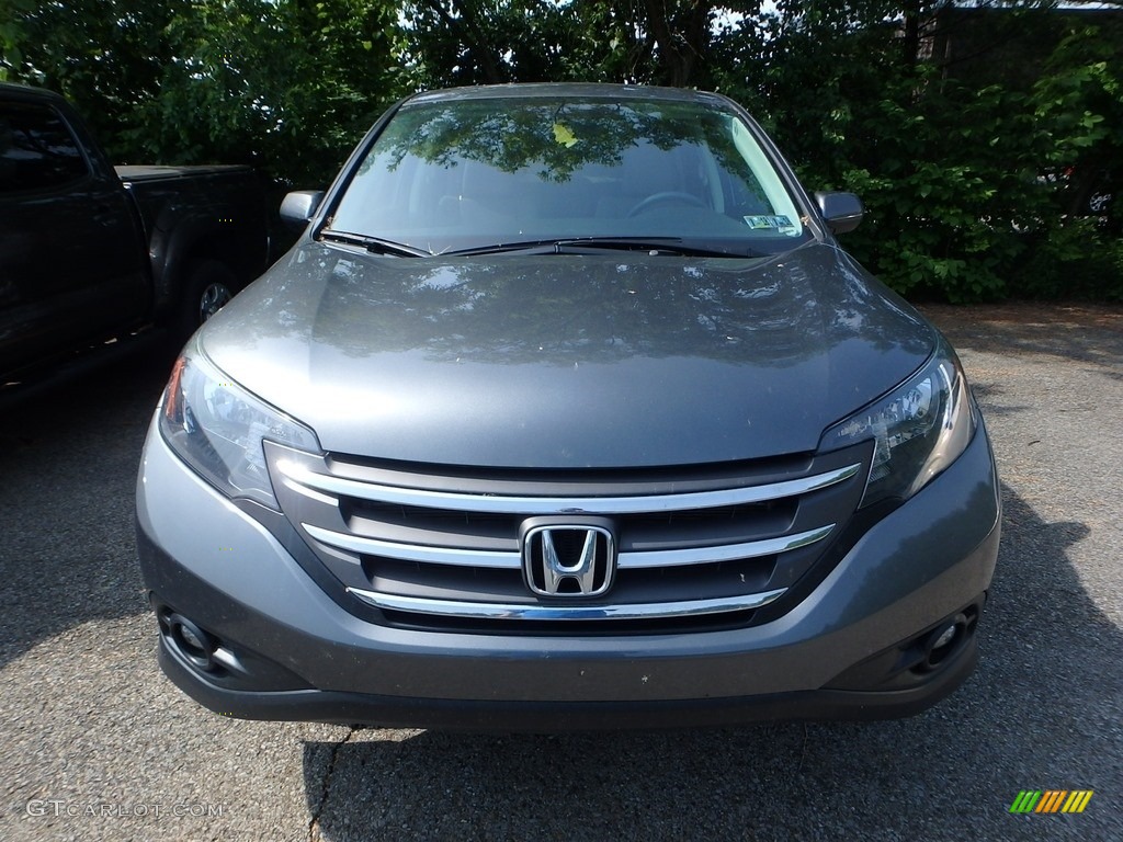 2014 CR-V EX AWD - Polished Metal Metallic / Black photo #4