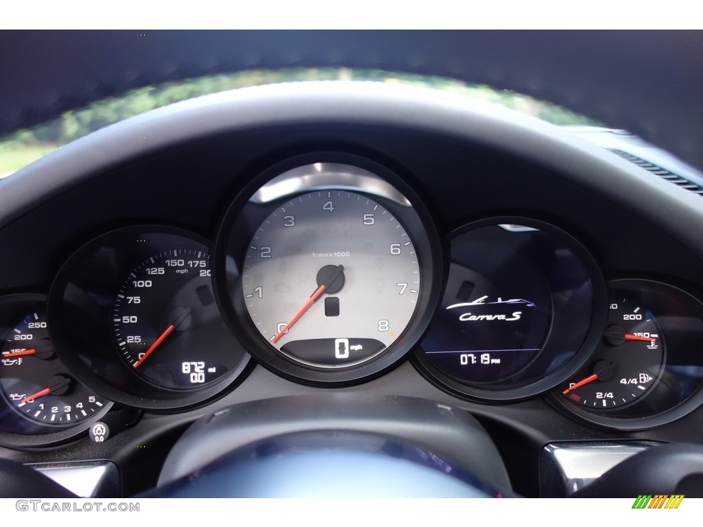 2017 Porsche 911 Carrera S Cabriolet Gauges Photo #127607115