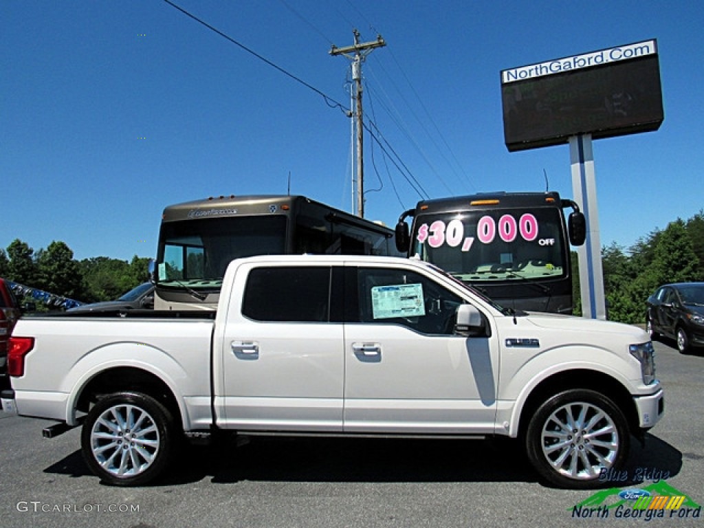 2018 F150 Limited SuperCrew 4x4 - White Platinum / Limited Navy Pier photo #6