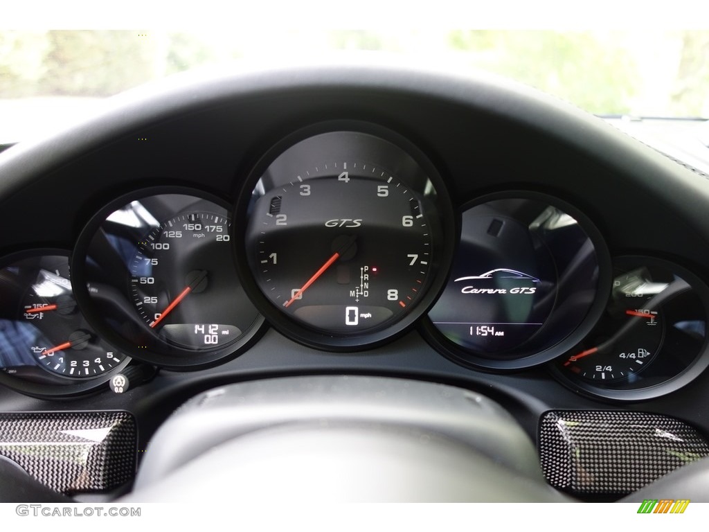 2017 Porsche 911 Carrera GTS Coupe Gauges Photo #127607565