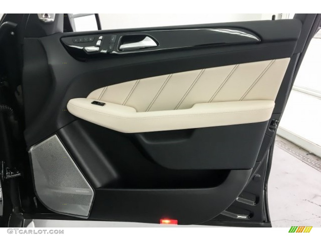 2018 Mercedes-Benz GLE 63 S AMG 4Matic Porcelain/Black Door Panel Photo #127607928