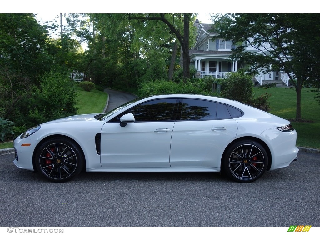 Carrara White Metallic 2018 Porsche Panamera Turbo Exterior Photo #127608150