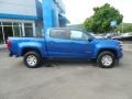 2018 Kinetic Blue Metallic Chevrolet Colorado WT Crew Cab 4x4  photo #4
