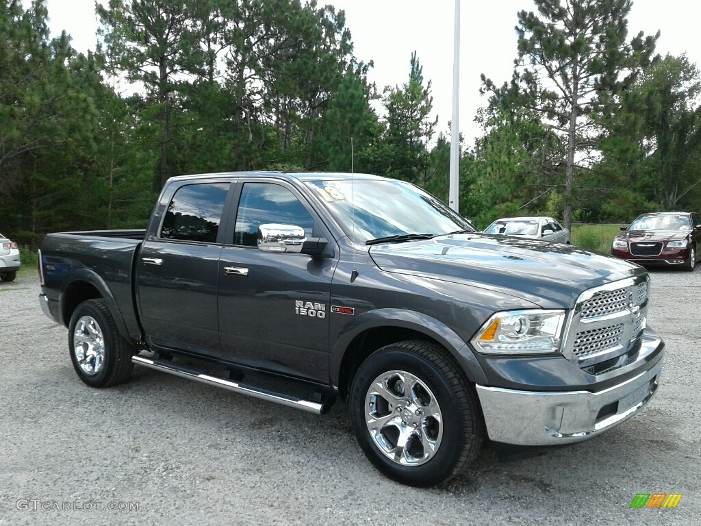 Granite Crystal Metallic 2018 Ram 1500 Laramie Crew Cab 4x4 Exterior Photo #127610982