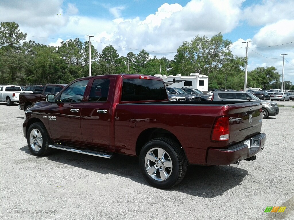 2018 1500 Express Quad Cab 4x4 - Delmonico Red Pearl / Black/Diesel Gray photo #3