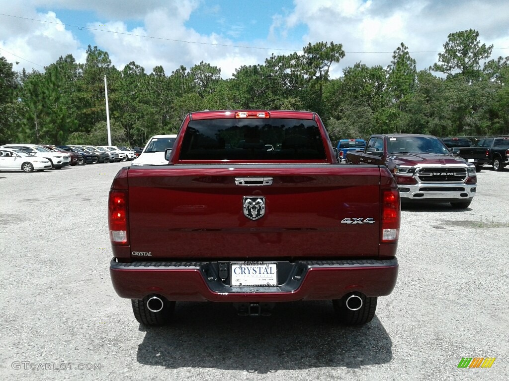 2018 1500 Express Quad Cab 4x4 - Delmonico Red Pearl / Black/Diesel Gray photo #4