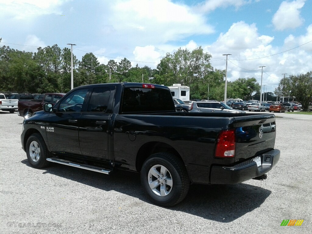 2018 1500 Express Quad Cab - Brilliant Black Crystal Pearl / Black/Diesel Gray photo #3