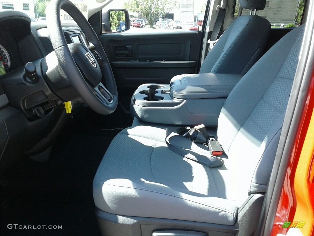 2018 1500 Express Quad Cab - Flame Red / Black/Diesel Gray photo #9