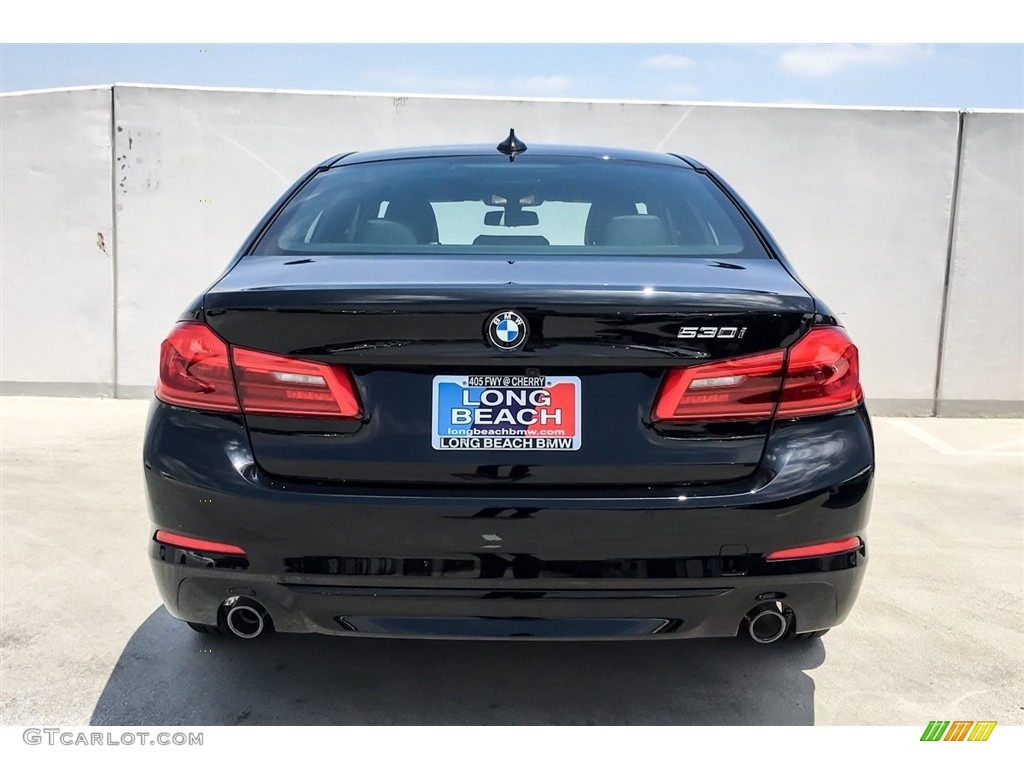 2018 5 Series 530i Sedan - Jet Black / Black photo #4