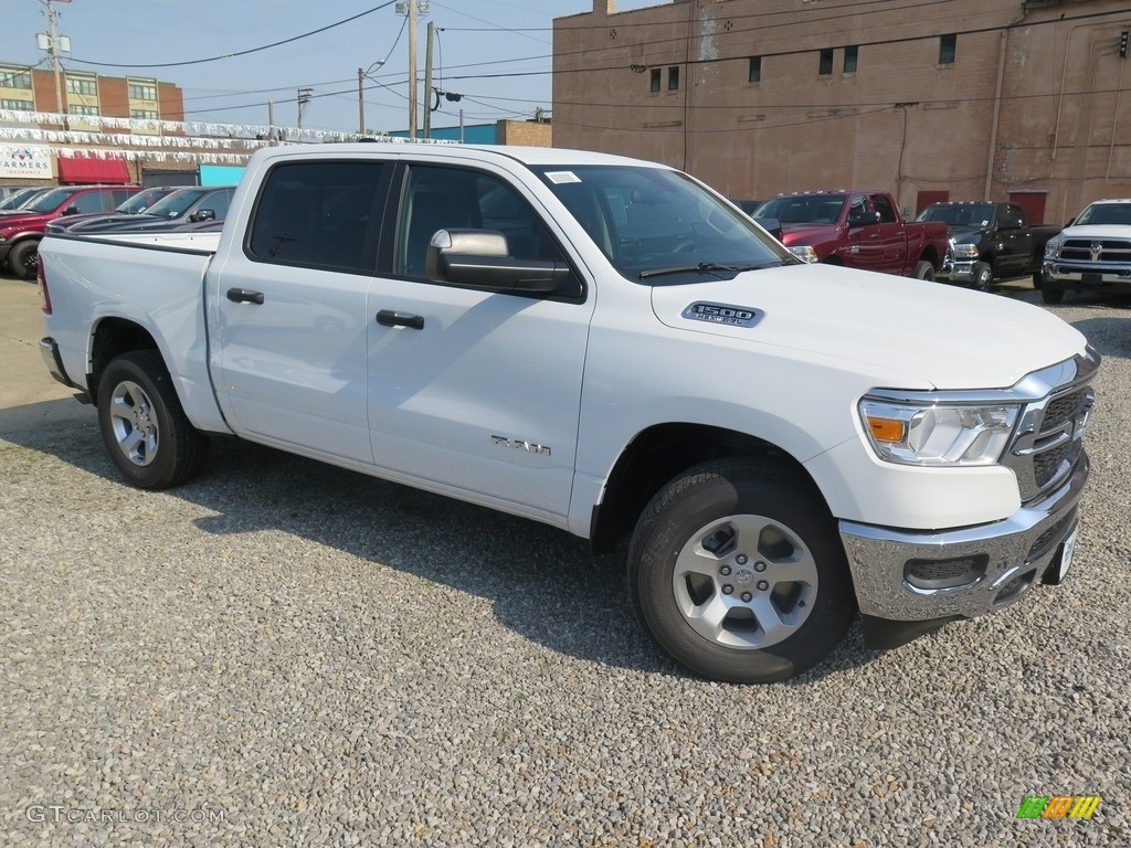 Bright White 2019 Ram 1500 Tradesman Crew Cab 4x4 Exterior Photo #127617072