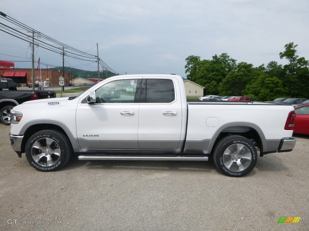 Ivory Tri–Coat 2019 Ram 1500 Laramie Quad Cab 4x4 Exterior Photo #127617958