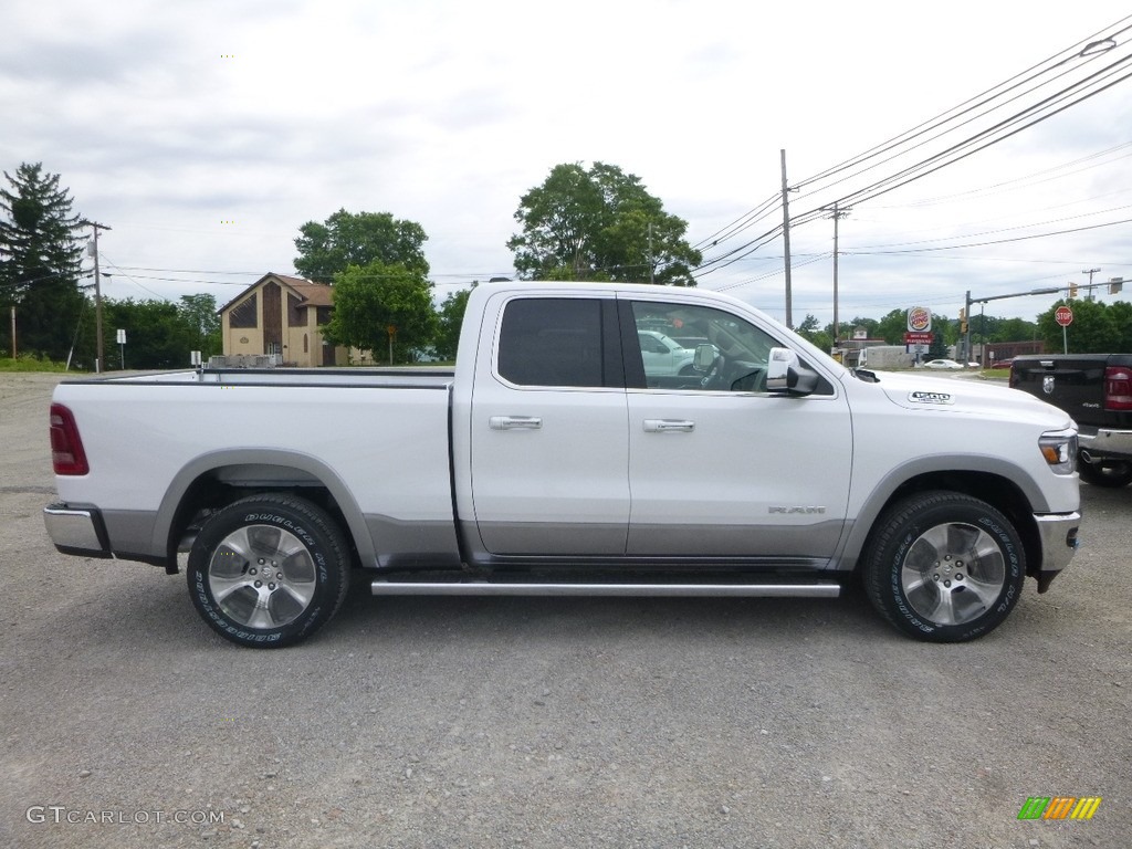 Ivory Tri–Coat 2019 Ram 1500 Laramie Quad Cab 4x4 Exterior Photo #127618075