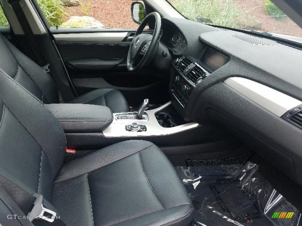 2014 X3 xDrive28i - Titanium Silver Metallic / Black photo #3
