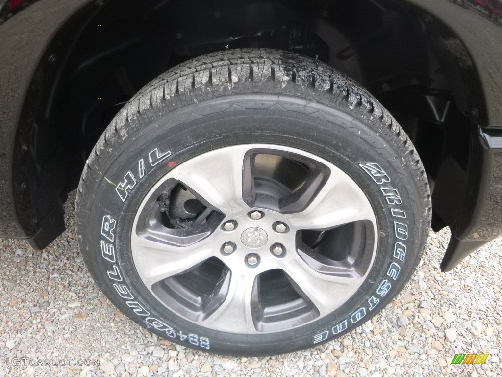 2019 1500 Laramie Crew Cab 4x4 - Diamond Black Crystal Pearl / Black photo #9